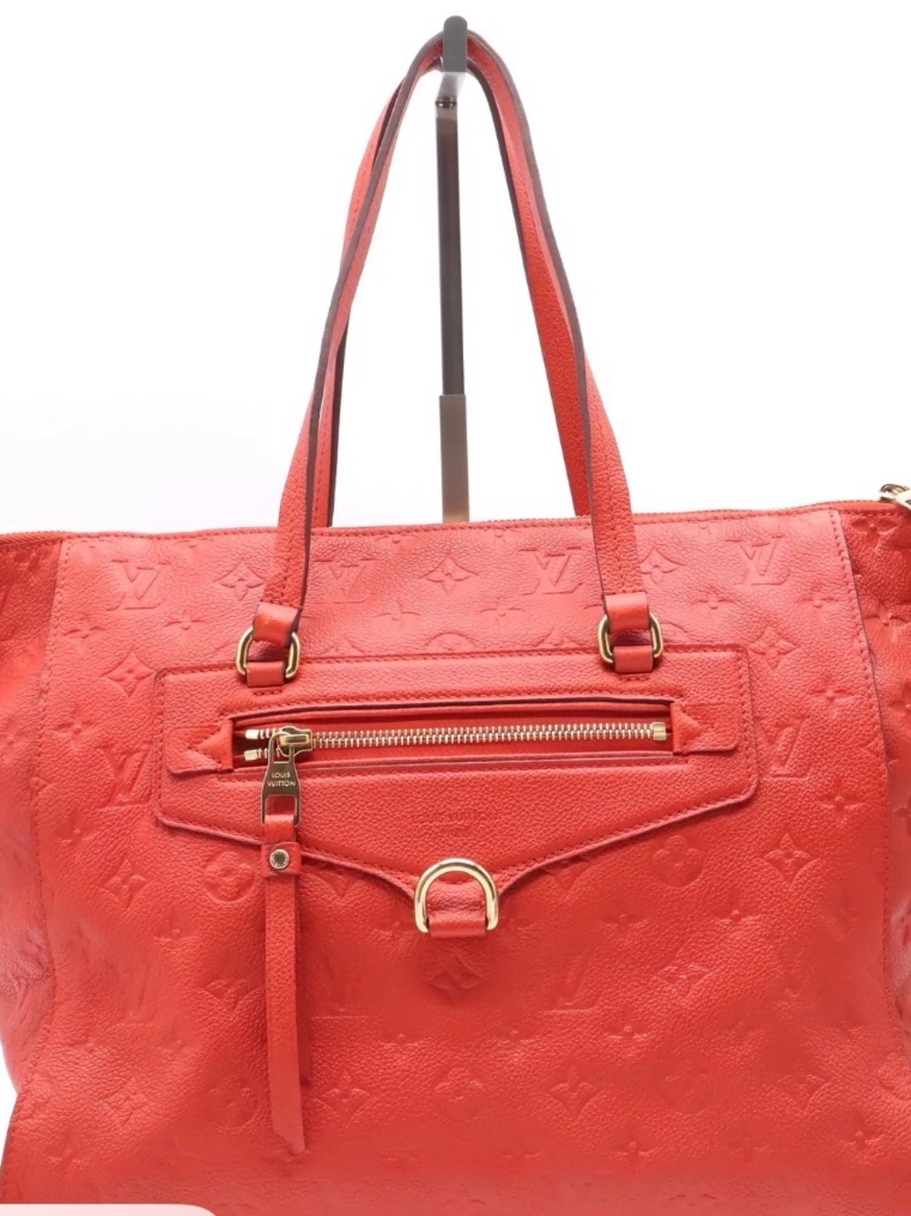 Large Louis Vuitton Leather Lumineuse PM tote bag